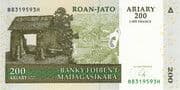 200 Ariary = 1000 Francs