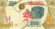 2000 Ariary 2000 MGA = JPY 76