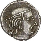 Drachm - Madasena - Maitraka dynasty