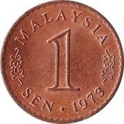1 Sen 0.01 MYR = JPY 0.40