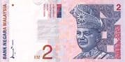 2 Ringgit 2 MYR = JPY 80
