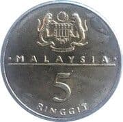 5 Ringgit 5 MYR = JPY 200