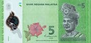 5 Ringgit 5 MYR = JPY 200
