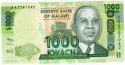 1000 Kwacha 1000 MWK = JPY 91