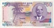 50 Kwacha 50 MWK = JPY 4.57