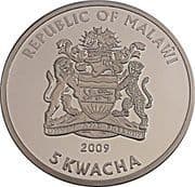 5 Kwacha 5 MWK = JPY 0.45