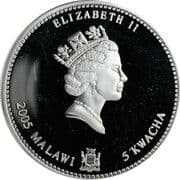 5 Kwacha 5 MWK = JPY 0.45