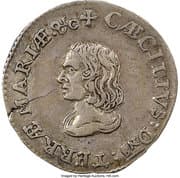 4 Pence - Lord Baltimore “Groat, small bust” - Colony of Maryland