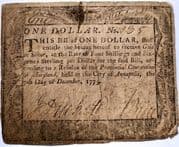 1 Dollar / 4 Shillings 6 Pence (Colony of Maryland) - Colony of Maryland