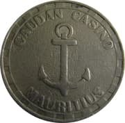 Token - 5 Rupees - Caudan Casino - Mauritius