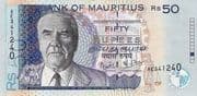 50 Rupees 50 MUR = JPY 166