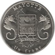 1 Franc (Torosaurus) - Mayotte