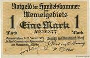 1 Mark - Memel Territory