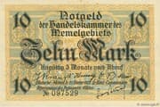 10 Mark - Memel Territory