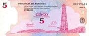5 Pesos - Mendoza