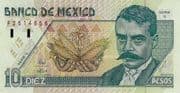 10 Pesos 10 MXN = JPY 89