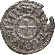 Denier - Lothair I (Trier; temple) - Kingdom of Middle Francia