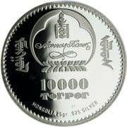 10 000 Tögrög 10 000 MNT = JPY 437