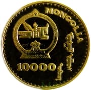 10 000 Tögrög 10 000 MNT = JPY 437