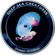 Token - Deep Sea Creatures (Dumbo octopus) - Mozambique