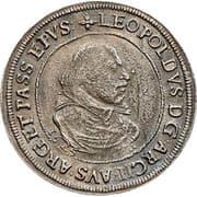1 Thaler - Leopold V - Imperial abbeys of Murbach and Lüders