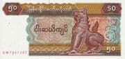 50 Kyats 50 MMK = JPY 3.75
