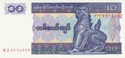 10 Kyats 10 MMK = JPY 0.75