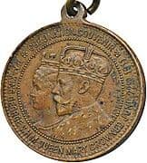 Medal - George V (Coronation; Finlay, Fleming & Co.) - Myanmar