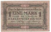 1 Mark (Darlehnskasse Ost) - Ober Ost