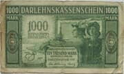 1000 Mark (Darlehnskasse Ost) - Ober Ost