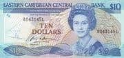 10 Dollars 10 XCD = JPY 583