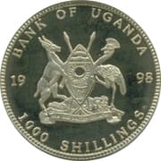 1000 Shillings 1000 UGX = JPY 43