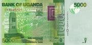 5000 Shillings 5000 UGX = JPY 214