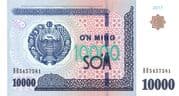10 000 Soʻm 10 000 UZS = JPY 130