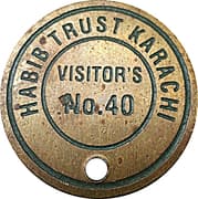 Visitor Token - Habib Trust Karachi - Pakistan