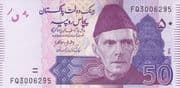 50 Rupees 50 PKR = JPY 28