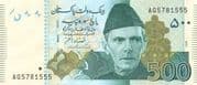 500 Rupees 500 PKR = JPY 284