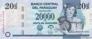 20 000 Guaranies 20 000 PYG = JPY 484