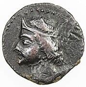 Drachm - Koziya (Bust left) - Paratarajas dynasty