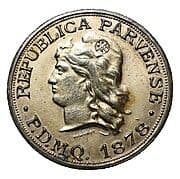 10 Pesos Oro Parvense - Parva Domus