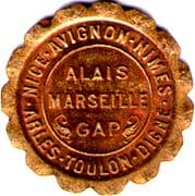 5 Centimes - Chambres de Commerce - Provençal Region (Brass) - Region of Provence-Alpes-Côte d'Azur