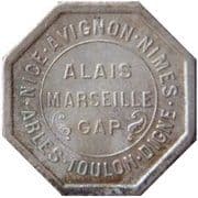 25 Centimes - Chambres de Commerce - Provençal Region (Silver) - Region of Provence-Alpes-Côte d'Azur