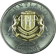 25 Shillings (Sand cat) - Puntland