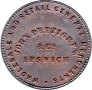 ½ Penny - John Pettigrew and Co. (Ipswich; Queensland) - Queensland