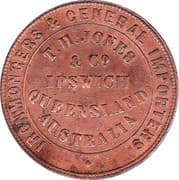 1 Penny - T.H.Jones and Co (Ipswich; Queensland) - Queensland