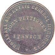 1 Penny - John Pettigrew and Co (Ipswich, Queensland) - Queensland
