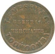 1 Penny - T.F. Merry and Co (Toowoomba; Queensland) - Queensland