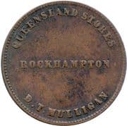 ½ Penny - D.T. Mulligan (Rockhampton; Queensland) - Queensland