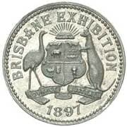 Medal - Brisbane Exhibition (Trackson Brothers) - Queensland