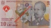 10 Lei 10 RON = JPY 359